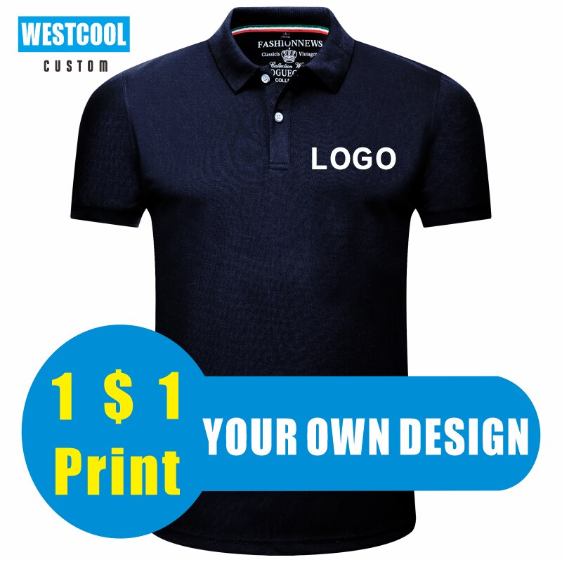 WESTCOOL-캐주얼 폴로 셔츠 남성용 여성용, 저렴한 맞춤 로고 자수 프린트 맞춤 디자인 9 가지 컬러 상의 여름